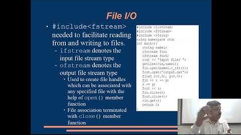 File Input/Output