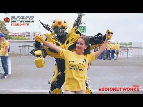 Bumblebee with Techies for Charity in Aviva