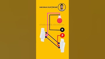 2 Way Switch Night Bulb Connection #shorts #short