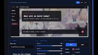 Codex Dream Skin: Free Online Codex Desktop Theme Builder