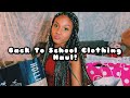 Back To School Try On Clothing Haul! (2019)