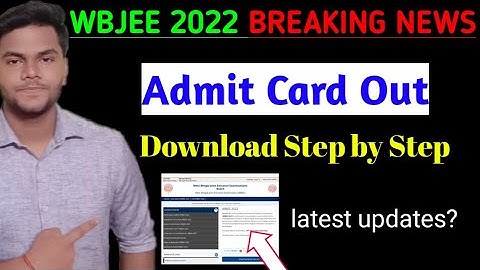 WBJEE 2022 ADMIT CARD DOWNLOAD STEP BY STEP|WBJEE 2022 ADMIT CARD OUT|WBJEE 2022 POSTPONED|WBJEE2022
