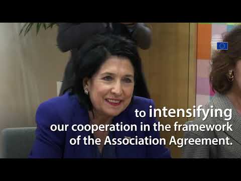 დონალდ ტუსკი და სალომე ზურაბიშვილი