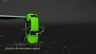 tyflow car destruction fully procedural WIP Net Worth