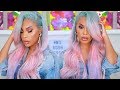 EASY WATER COLOR  OMBRE HAIR | COTTON CANDY PASTEL HAIR