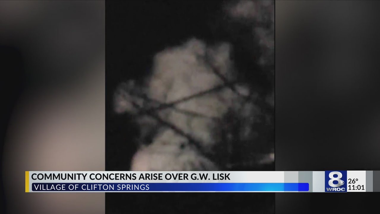 Clifton Springs residents concerned over alleged odors from G.W. Lisk