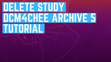 How to Delete a Study in DCM4CHEE Archive 5 | Tutorial Ep 3