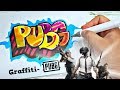 ГРАФФИТИ - PUBG !!! КАК НАРИСОВАТЬ? !!! урок граффити graffiti logo ПУБГ