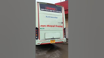 SETC Non AC Sleeper and Seater Bus 🚌 Madurai to Chennai KilambakkamKCBT Back Side View #setc #bus