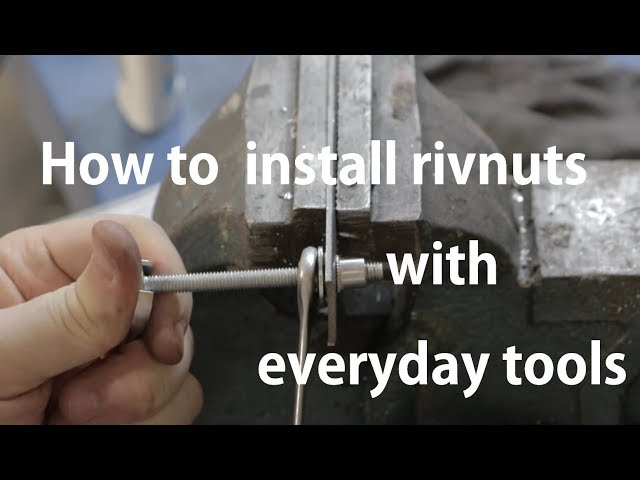 How to Use Rivets Without a Gun  Without Expensive Tools 