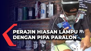 Cara membuat lampu hias dinding dari pipa paralon. ide bisnis lampu hias dari pipa paralon bekas. al. 