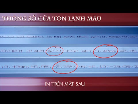 Video: Kích thước trang tính. Kích thước của tấm định hình mạ kẽm và tấm lợp