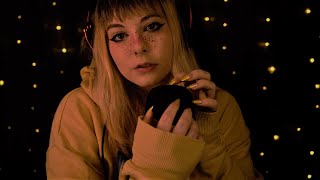 ASMR | 3 HOURS extra slow Mic Scratching and Soft Blowing for Sleep - Rain Sounds, no talking screenshot 2