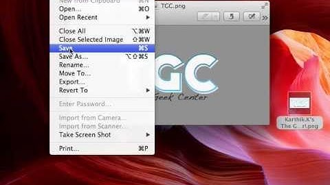 Save an image in other formats like GIF, JPEG, PNG, TIFF on Preview on Mac OS X
