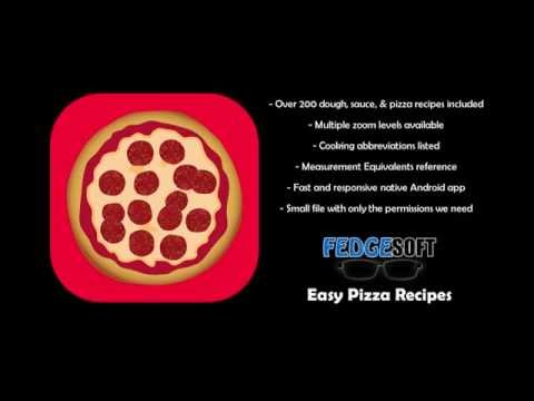 Easy Pizza Recipes FREE Android App!