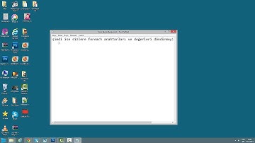 foreach kullanımı php
