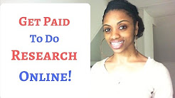 Get Paid $13-$75 An Hr. Doing Online Research!