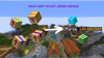 Farm Jerry boxes like a pro (jk) | (Hypixel Skyblock)