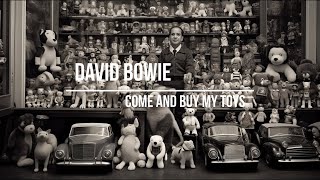 David Bowie - Come and Buy My Toys (lyrics video with AI generated images)