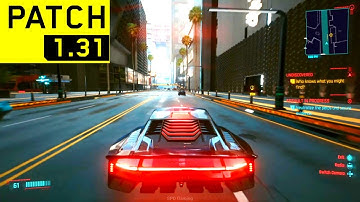 CYBERPUNK 2077 NEW PATCH 1.31 UPDATE - PS4 Slim Gameplay & Graphics Test!