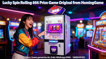 Lucky Spin Rolling 666 | Skill Prize Redemption Arcade Machine by HomingGame#prizegamemachine