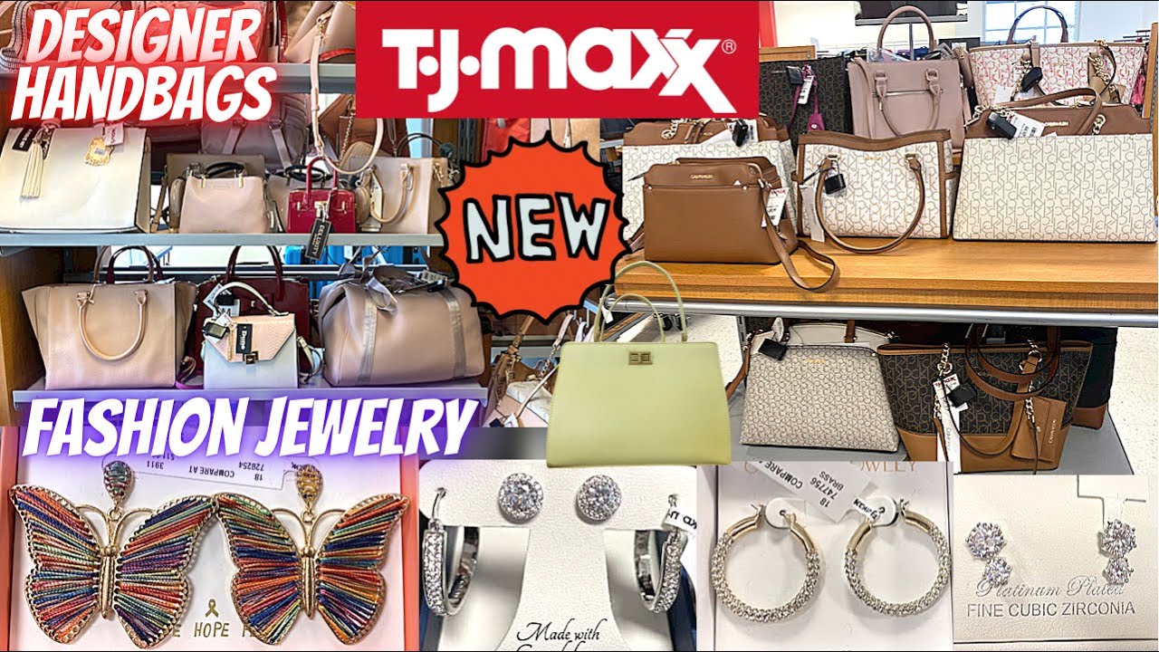 TJ MAXX ️ DESIGNER HANDBAGS AND FASHION JEWELRY 🎉 | NEW FINDS‼️ - YouTube