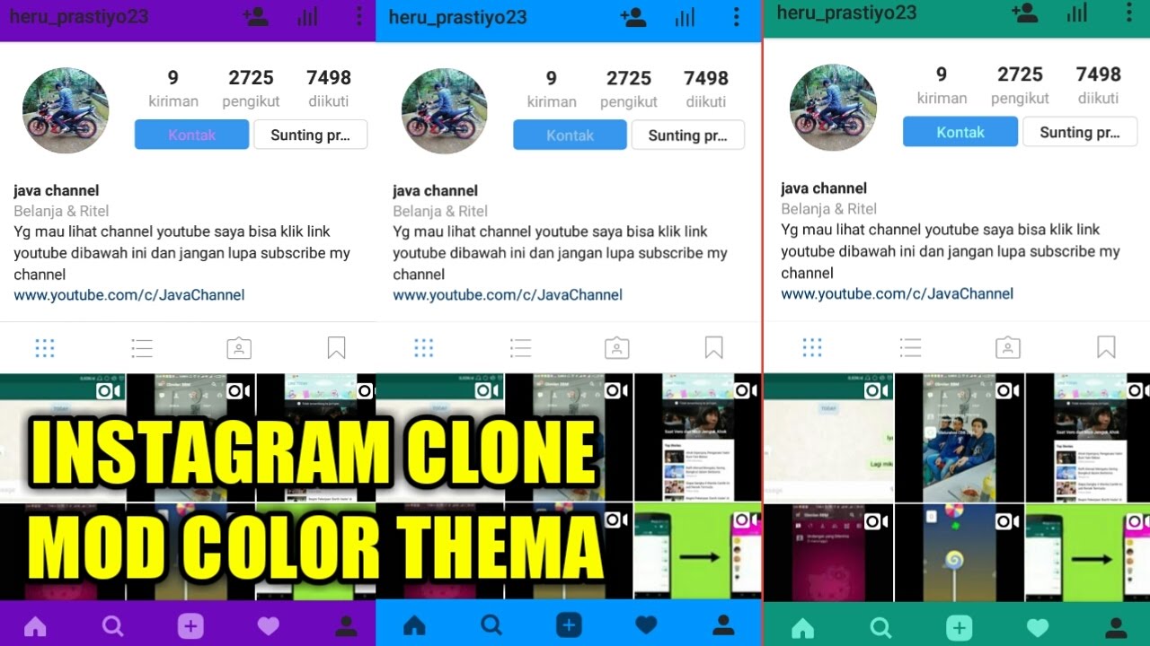 Cara Mengganti Thema Color Instagram No Root Instagram Mod Thema