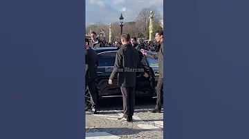 Jimin Attends The Dior Men Winter 2023 2024 Show At Paris FashionWeek BTS 