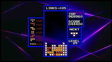 NES Tetris - 70 Lines on Level 29