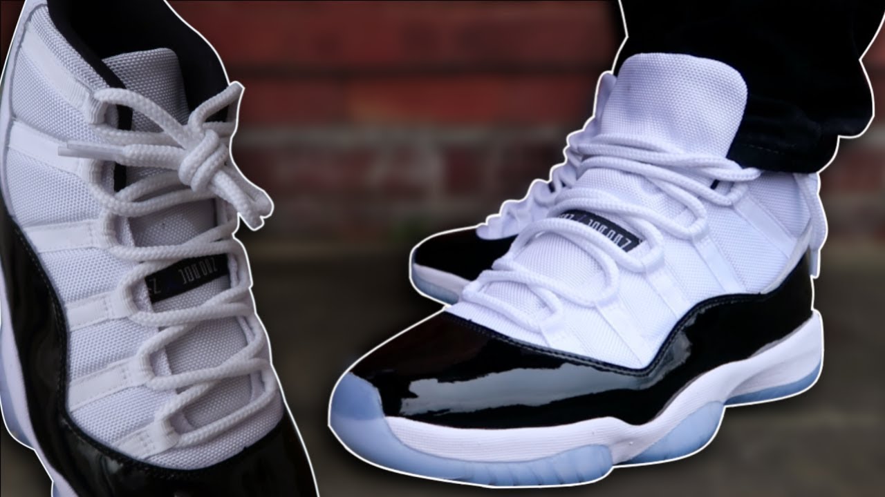 How To Lace Jordan 11's (4 Ways w/ ON 