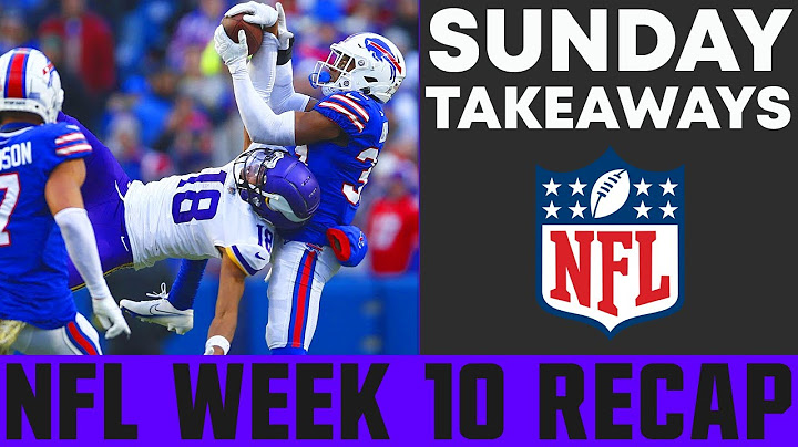 NFL Week 10 Recap | 2022 NFL Week 10 Takeaways