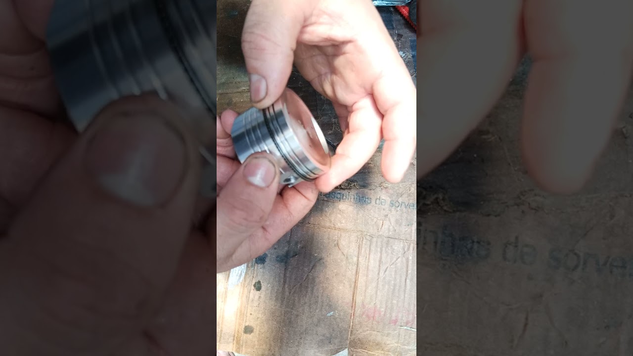 Instalação dos anéis do pistão, passo a passo 