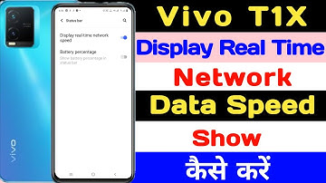Vivo T1x Data Speed Enable ll How To Network Data Speed Show Vivo  Vivo T1x