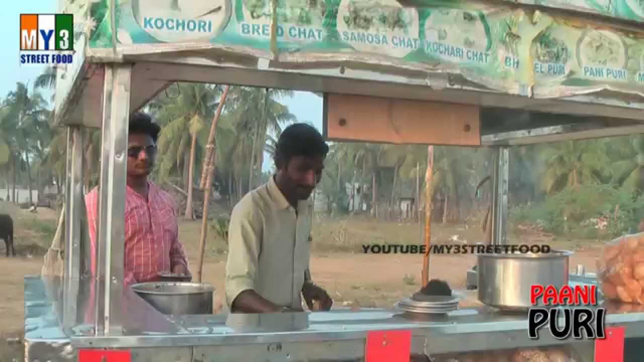 PAANI PURI  | INDIAN STREET FOOD KAKINADA BEACH ROAD street food