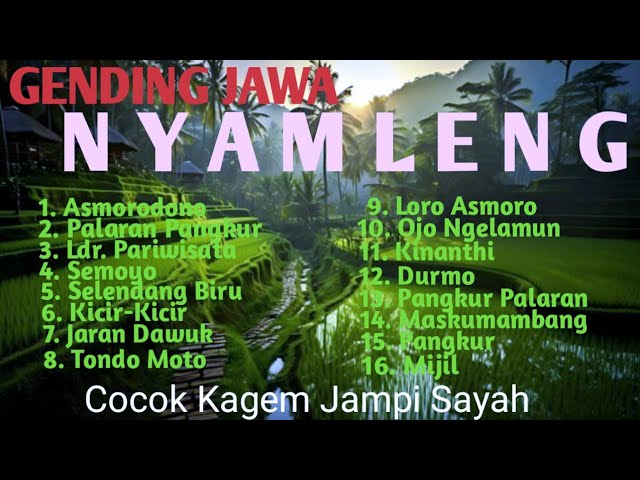 GENDINGJAWA - ASMORODONO - GENDING UYON UYON KLASIK class=