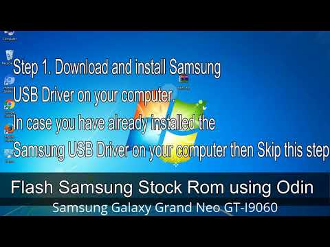 How to Samsung Galaxy Grand Neo GT-I9060 Firmware Update (Fix ROM)