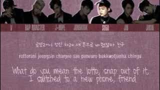 BTS (방탄소년단) – Can You Turn Off Your Phone (핸드폰 좀 꺼줄래) [Color coded Han|Rom|Eng lyrics]