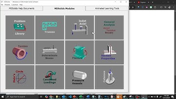 MD Solids: Establishing Beam Type and Calculating Slope and Deflection Diagrams