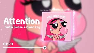 Attention - Omah Lay & Justin Bieber  ( sped up + reverb )