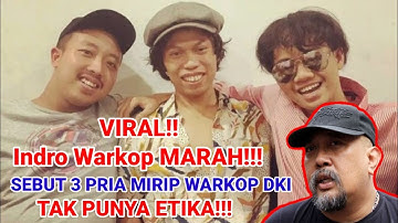 VIRAL!!! Indro Warkop Buka Suara Kepada 3 Pemuda Mirip Warkop DKI