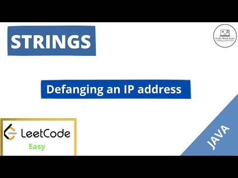 Defanging an IP address (java) |Leetcode Easy - solution explained