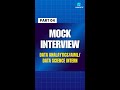 Mock Interview for Data Science, AI/ML & Data Analytics Intern | Part 04 | Crack Your Internship!