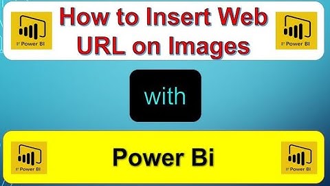 Insert Web URL on Images with Power BI