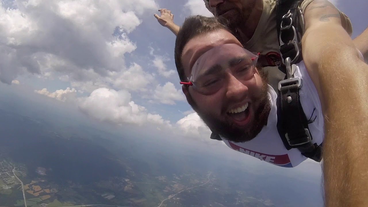 Tandem Skydive Ben from Chattanooga, TN cm YouTube