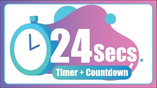 24 Seconds countdown Timer ⏱ with Alarm 🚨 (The Moments)