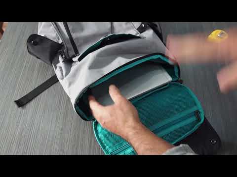 Wind Took Mochila Portatil de Hasta 15.6 Pulgadas Mochila Unisex  Impermeable,con Puerto USB Mochila de Hombre y Mujer para Trabajo Viaja  Diario Gris y