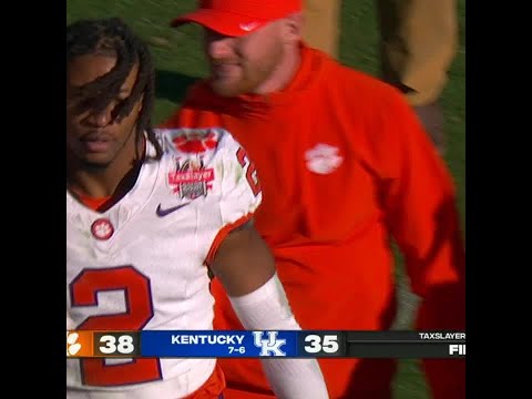 Dabo swinney gets a gatorade bath after clemson's bowl game win #shorts