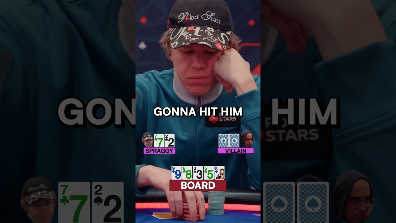 The worst poker bluff ever? #poker #pokerstars #pokergame