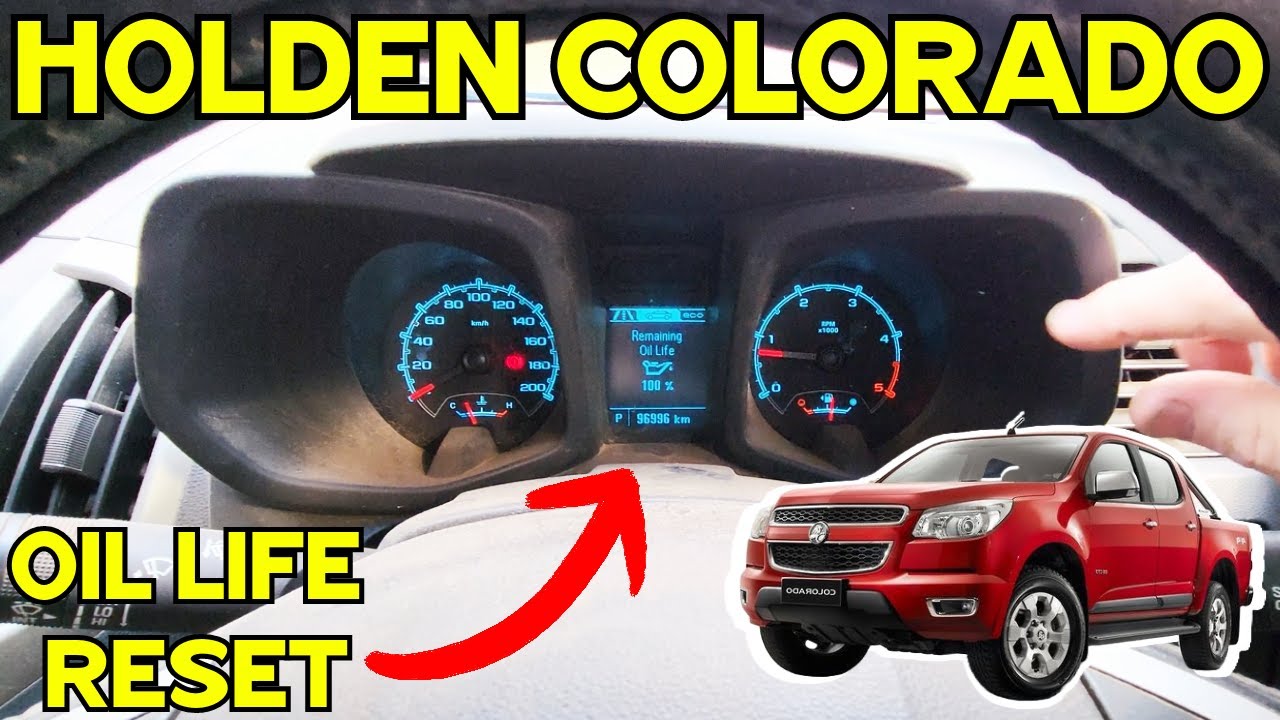 Holden Colorado OIL SERVICE LIFE RESET How To Reset Holden Colorado holden-colorado-oil-service-life-reset-how-to-reset-holden-colorado