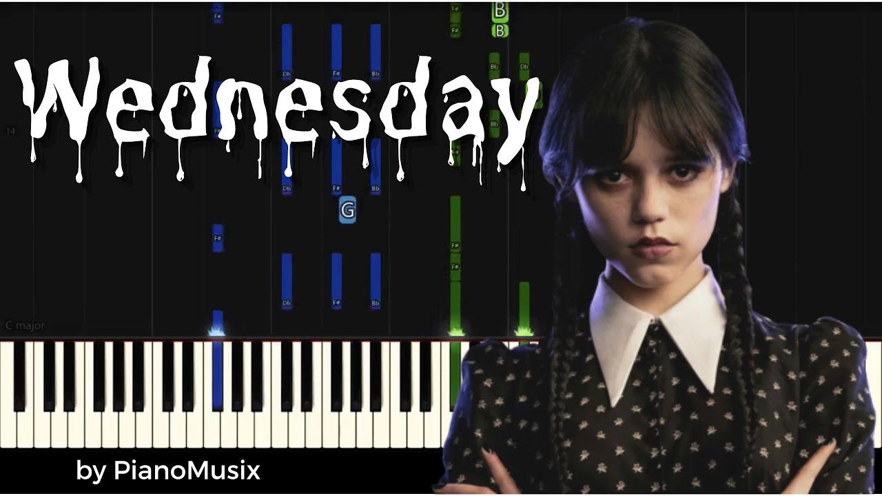 Bloody Mary piano tutorial (Wednesday dance piano tutorial) YouTube